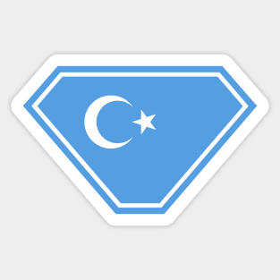 Kokbayraq (Uyghurs) SuperEmpowered Sticker